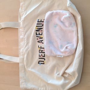 Djerf Avenue Tote and Mini Terry Bag